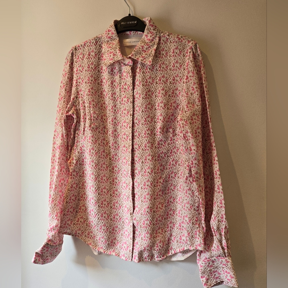 Victoria Beckham Print Shirt US 8